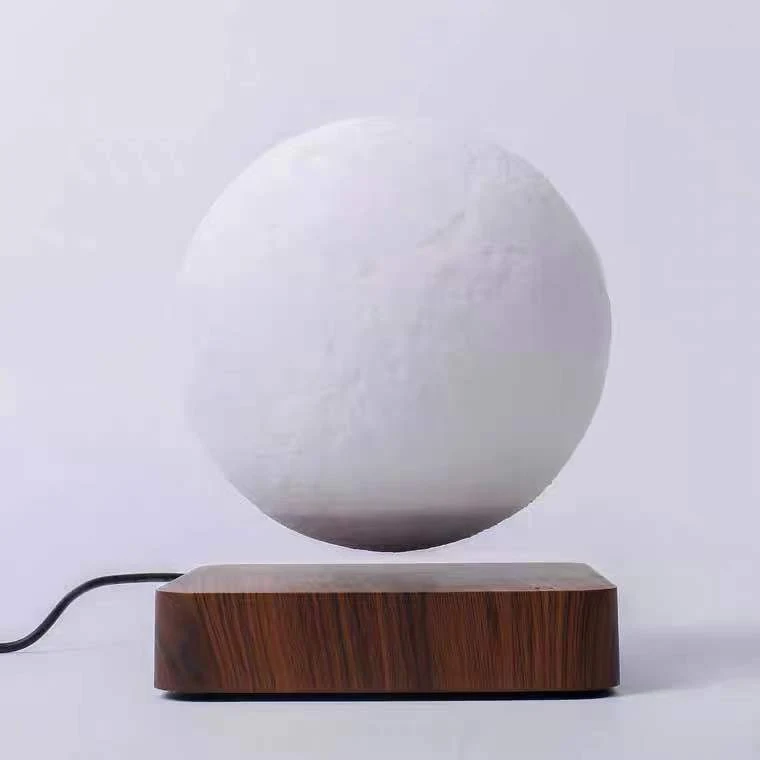 Magnetic Levitation Table Lamp Moon Light 3D Printing Planet Night Light Create a calming atmosphere with this unique la — photo 13