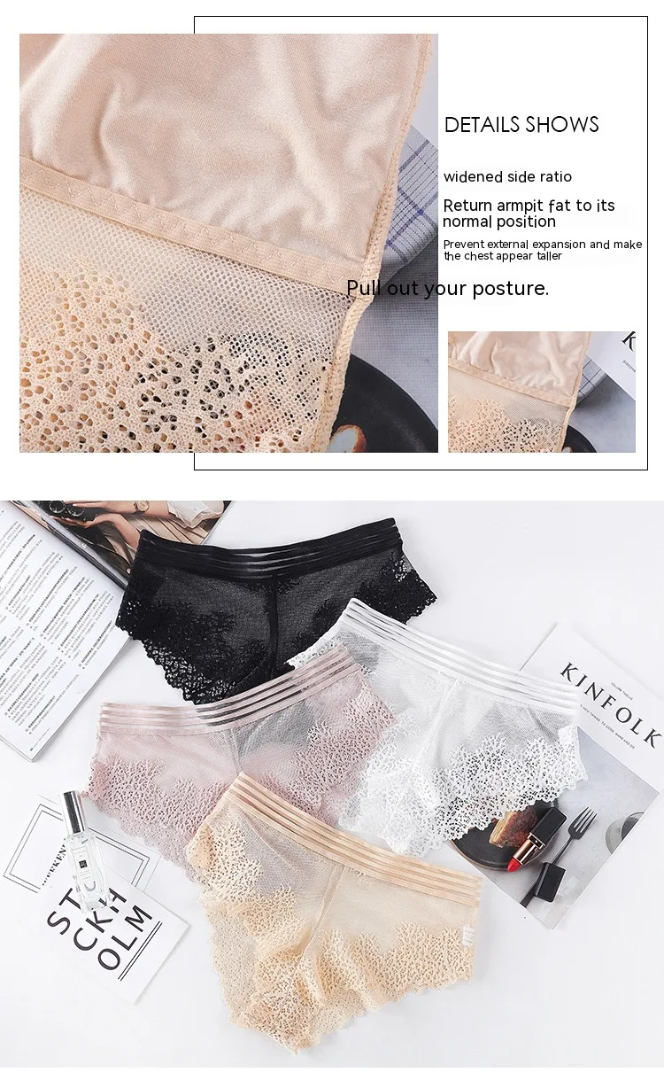 Conjunto de lingerie feminina com top tubo sexy e calcinha de renda. Roupa íntima perfeita para usar por baixo ou como base. Conforto e sensualidade garantidos. — foto 3