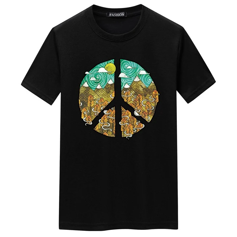T-shirt met korte mouwen Herentop met halve mouw — foto 1