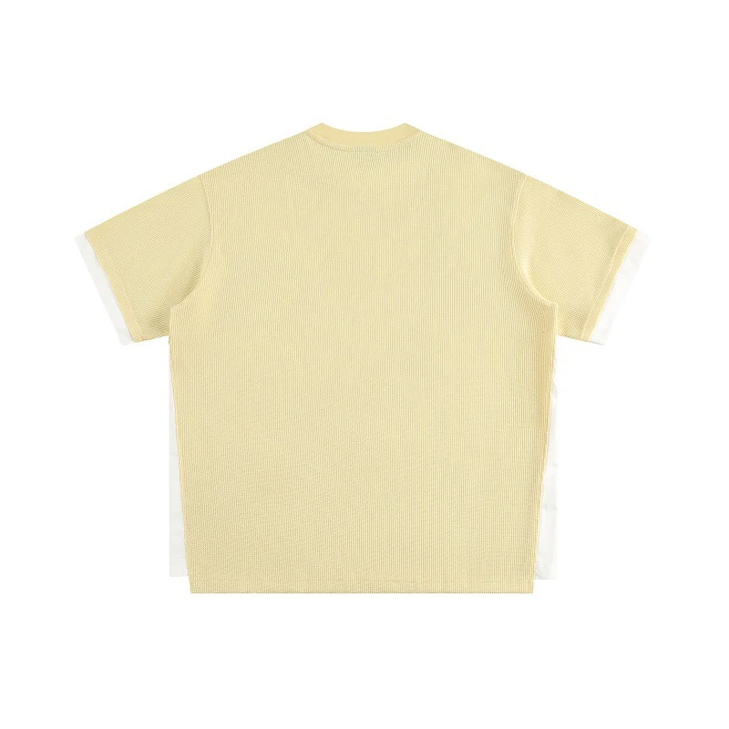 Title 12, Retro Alphabet Embroidered Fake Two-piece Loose...