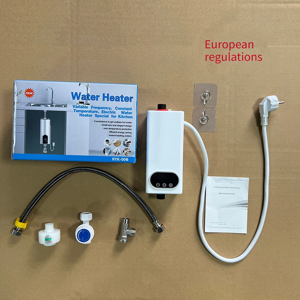 Title 11, 110V 220V 3500W 5500W Mutfak Banyo Duş Kış Isıt...