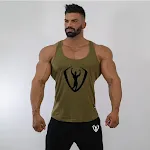 Regata esportiva para corrida, treino e uso casual. Design sem mangas e cantilever para liberdade de movimentos e conforto. — foto 1