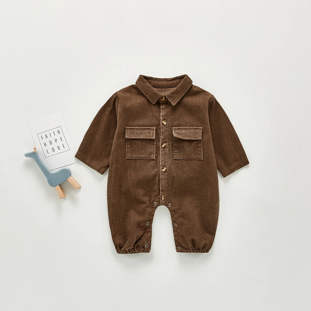 Title 6, Macacão de uma peça para bebê Roupa leve casual...