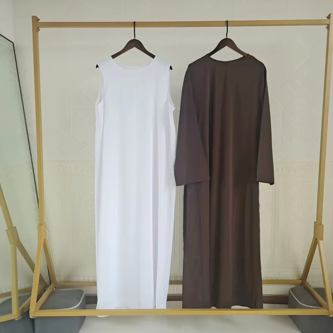 Completo Casual Dubai Robe Bottoming. Abito versatile, ideale per un look casual e confortevole, perfetto per ogni occasione, ottimo per il giorno. — foto 23