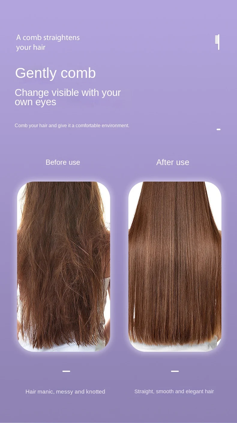 Title 11, Electric Hot Comb for Straight Hair. 2-in-1 str...