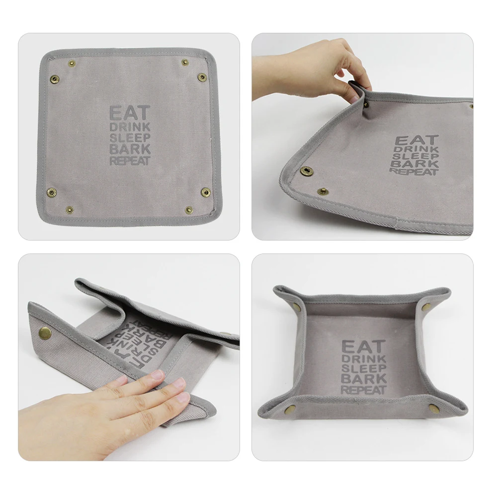 Title 5, Foldable Canvas Easy To Clean Pet Portable Food...