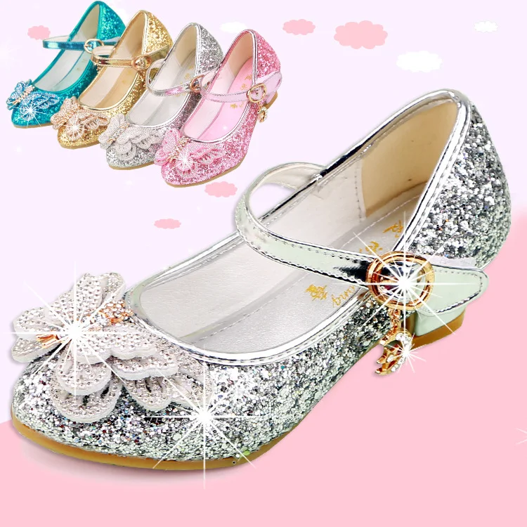 Neue Strassstein-Schleife Mädchen High Heels – Elegante Schuhe mit Absatz für besondere Anlässe, ein funkelnder Blickfang. — foto 2