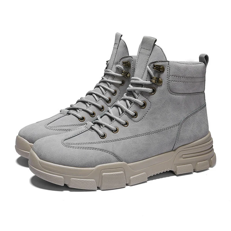 Sapatos Casuais Masculinos de Moda com Cano Médio, Estilo Moderno e Conforto para o Dia a Dia. Design Tendência para um Visual Impecável. — foto 6