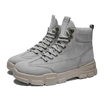 Sapatos Casuais Masculinos de Moda com Cano Médio, Estilo Moderno e Conforto para o Dia a Dia. Design Tendência para um Visual Impecável. — foto 6