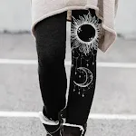 Leggings Fitness Sports de cintura alta com impressão 3D. Conforto e suporte para seus treinos e atividades físicas. Design moderno e funcional. — foto 5