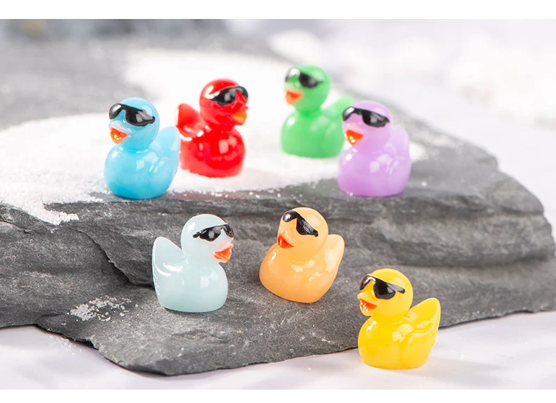 Moss Micro Landscape Ornaments Cute Mini Colorful Little Ducks Add charm to your garden or terrarium with these adorable — photo 15