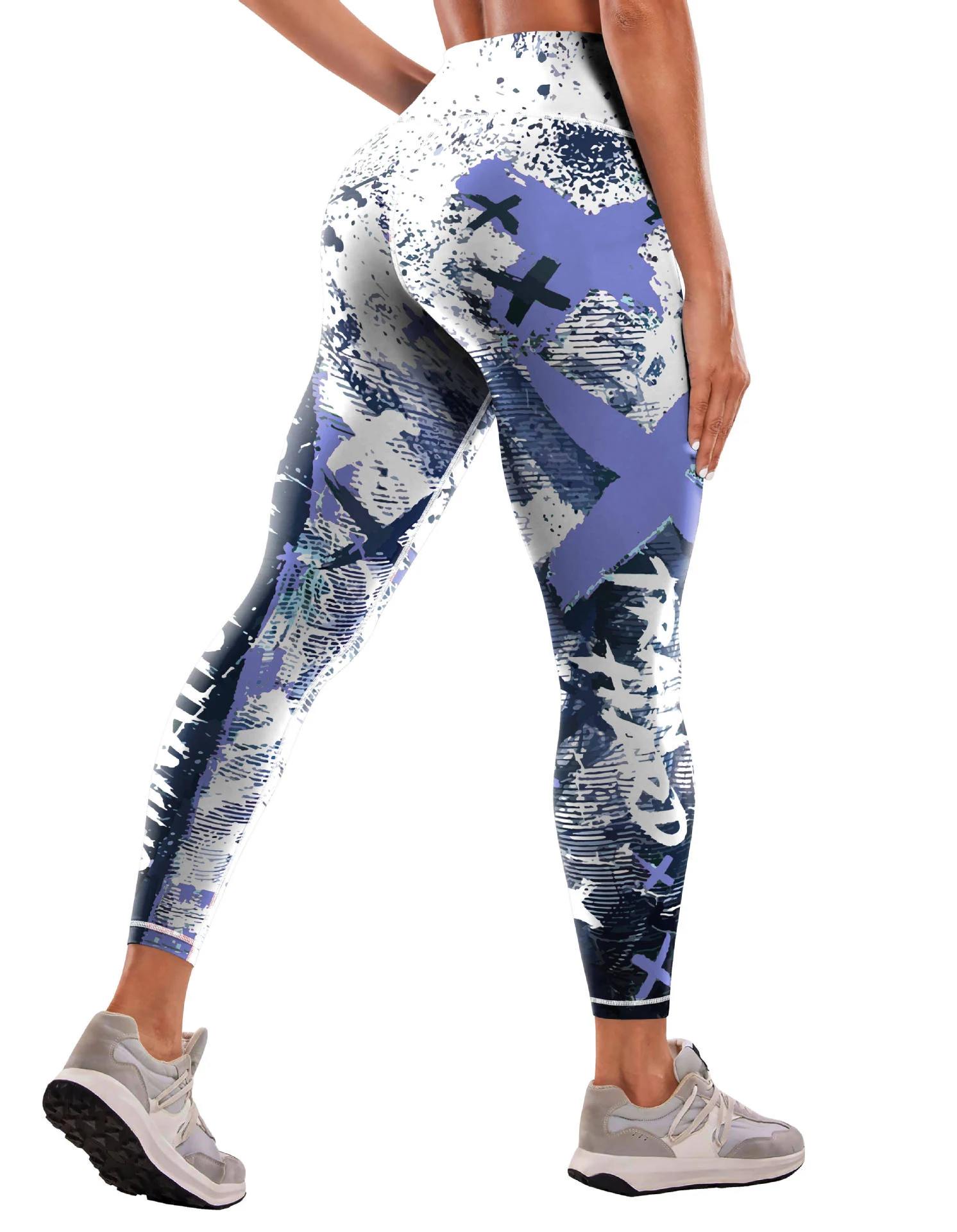 New Printed Sports Fitness High Waist Tight Yoga Pants for women, designed for optimal support, flexibility, and a comfo — photo 14