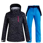 Black Dots Sapphire Blue Pants