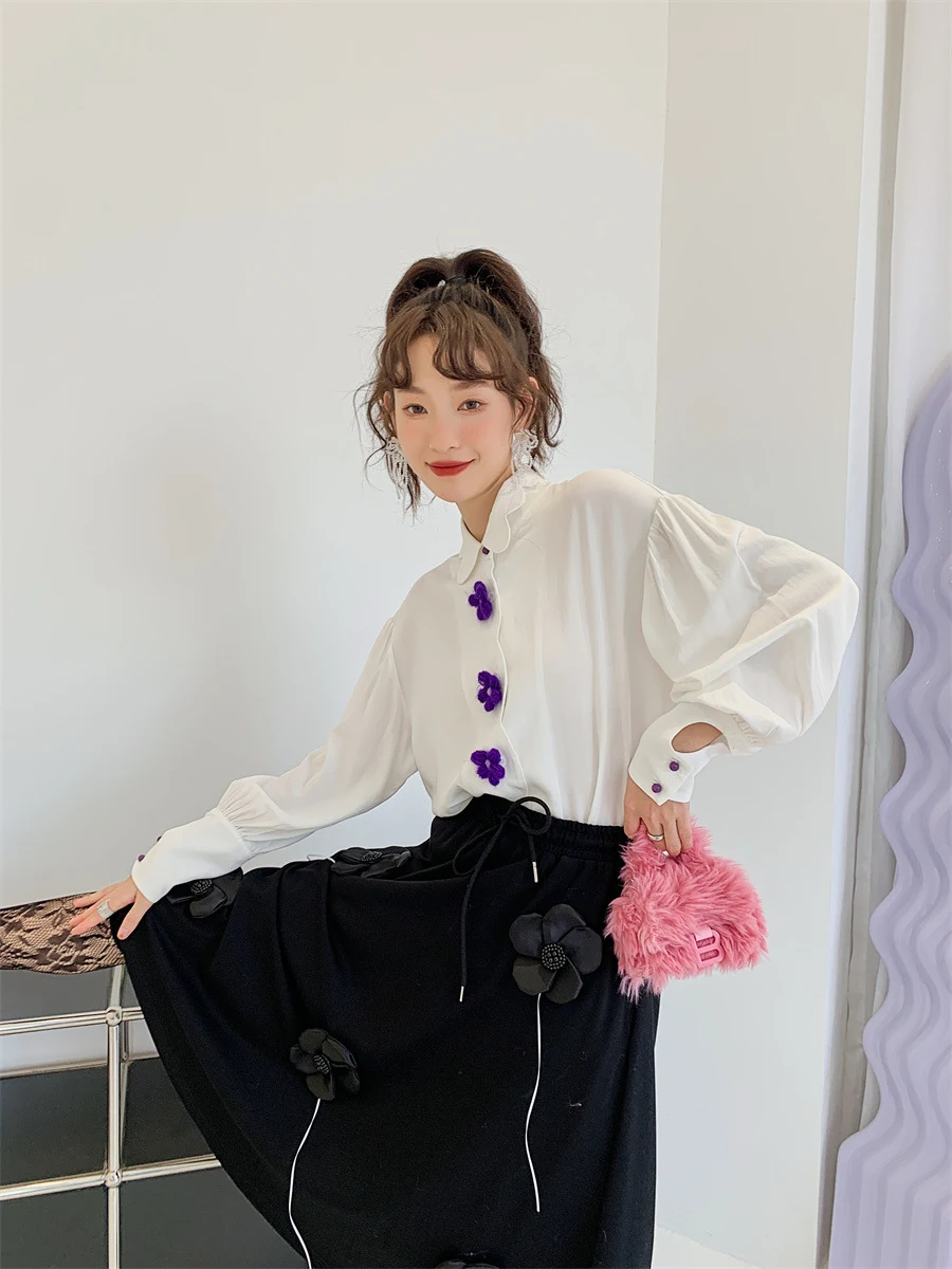 Women's Spring and Autumn Mid-length Fashionable A-line Skirt, Stylish and Comfortable, Perfect for Various Occasions, V — photo 1