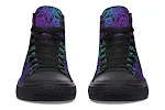 Printed Couple High-top Canvas Shoes – Stylish and Comfortable. Personalized footwear, perfect for coordinated looks and — photo 5