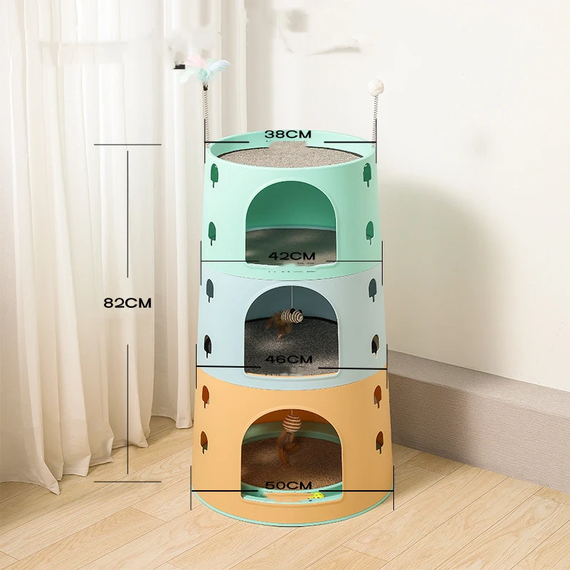 Title 1, Integrated Multichamber Cat Climbing Frame – A ...