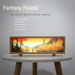 Luminária de mesa LED com caixa de luz, toque para dimerizar, carregamento, pequena e ideal para criar um ambiente relaxante e aconchegante. — foto 16