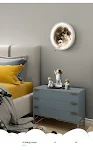 Internet Celebrity Moon Wall Lamp Modern Minimalist, creating a relaxing ambiance. Perfect for bedroom and living room, — photo 3