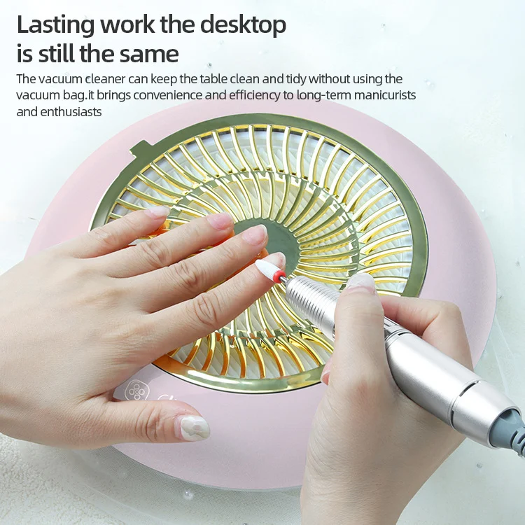 Intelligente nagelpoetsmachine met touchscreen, stofafzuiging en polijsten in één. Perfect gepolijste nagels, efficiënt en schoon. — foto 6