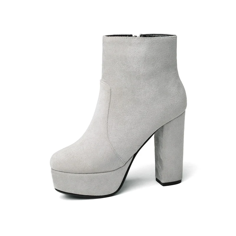 Ladies High Heel Side Zip Martin Boots Stylish and Comfortable Boots for Women Perfect for Everyday Wear and Special Occ — photo 4