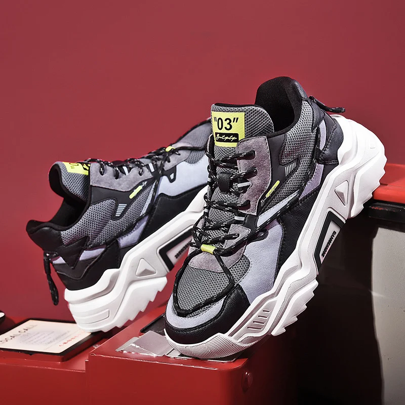 Men's Lightweight Breathable Color Matching Sports Casual Shoes. Comfortable and versatile footwear perfect for everyday — photo 4