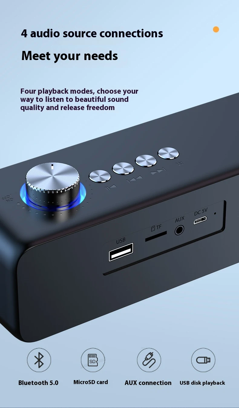 Title 6, High Volume Long Sound Bluetooth Speaker. Exper...