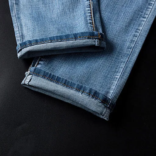 Title 6, Mens Fashion Light Blue Casual Straight Jeans ...