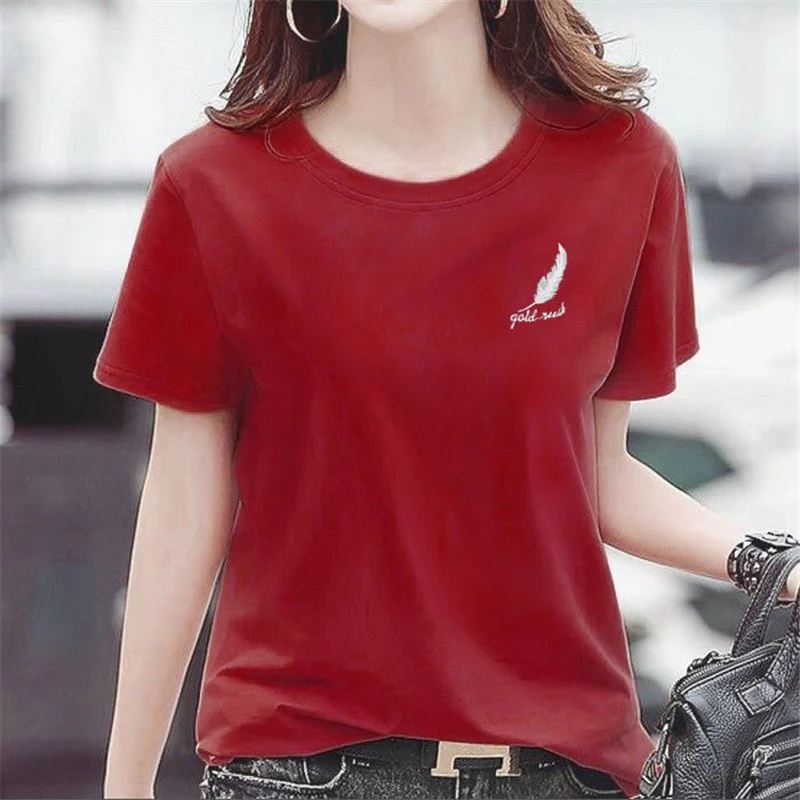 Korte Mouw T-shirt Zomer Japanse Studenten Short T Meisje Halve Mouw Basis Ideaal voor warme dagen en vrijetijdsbesteding. — foto 8