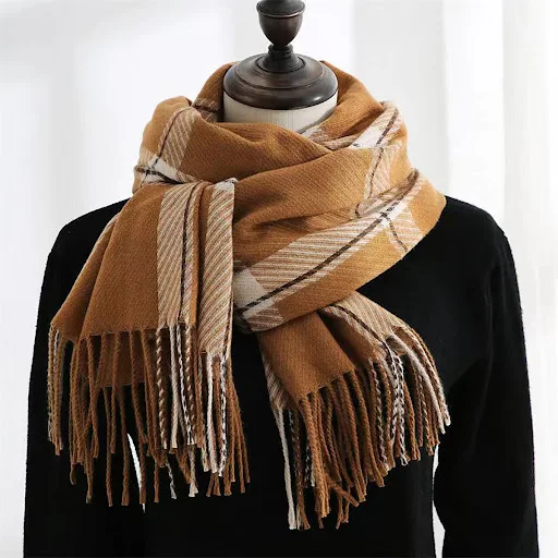 Title 13, Lenço de moda quente xale de inverno feminino