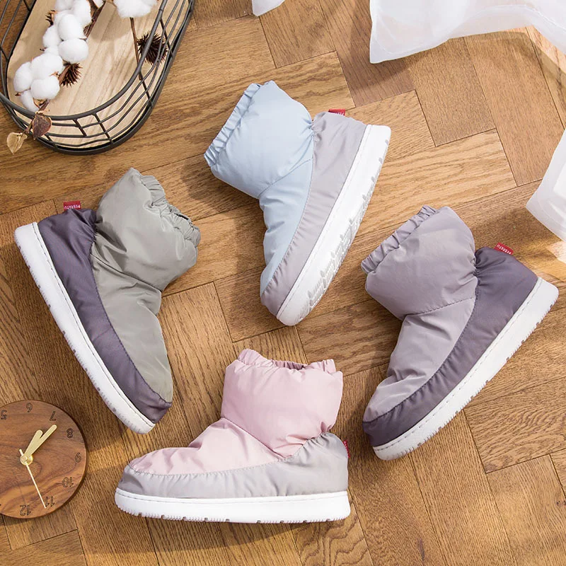 Title 10, High-top Cotton Shoes For Outer Wear With Cloth...