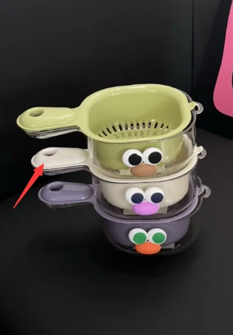 Double Drain Basket With Handle for Kitchen Fruit and Vegetable Washing, a versatile artifact, perfect for home use and — photo 7