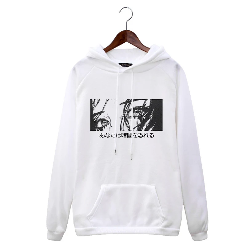 Sudadera con capucha para mujer Anime Crying Girl Sudadera — foto 3
