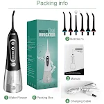 5 Modes Oral Irrigator, Portable Water Flosser, USB Rechargeable for Effective Plaque Removal and Gum Health. — photo 5