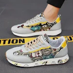 Atmungsaktive Herren-Sommersneakers mit Bärenmuster. Leichte und bequeme Schuhe für warme Tage, ideal für den Sommer. — foto 7