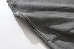 Gewassen, lange mouwen T-shirt voor heren, ideaal voor dagelijks gebruik. Zachte stof, comfortabele pasvorm, casual stijl, perfect voor een relaxte look. — foto 9