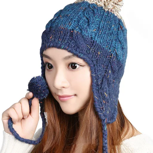 Title 4, Versatile Tricolor Patchwork Ear Guard Ball Dur...