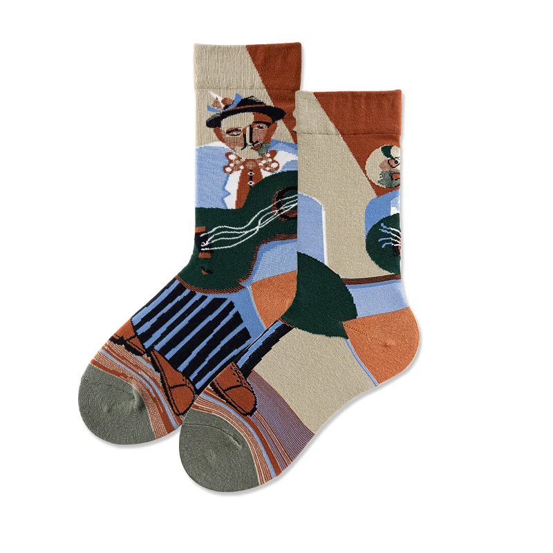 Title 4, Abstract Literary Women Stockings Trend Illustr...