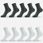 Dark grey white