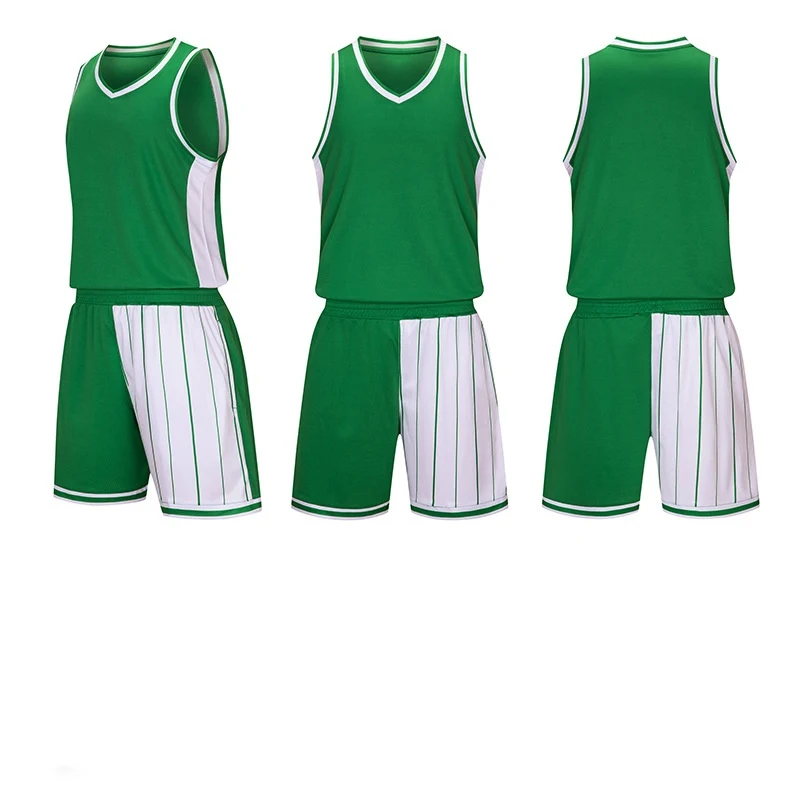 Conjunto de Basquete Masculino Verão Secagem Rápida Uniforme Esportivo de Treino Bola Confortável e Leve para Jogos — foto 3