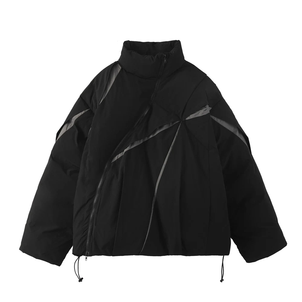Color Matching Fashion Bread Coat For Men Stay warm and stylish with this versatile coat, designed for comfort and a mod — photo 6