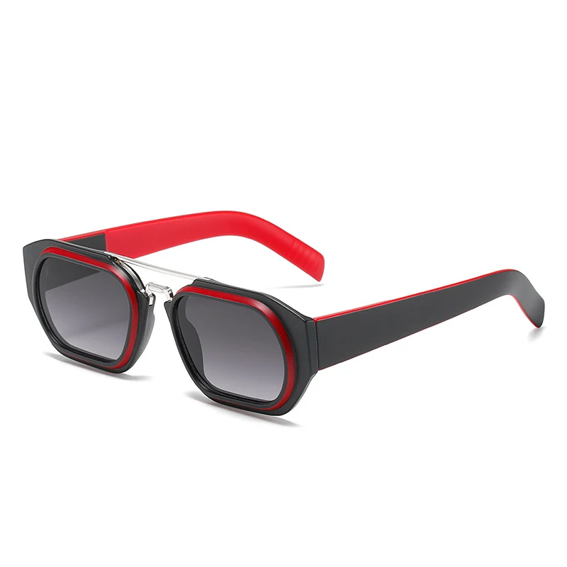 Title 6, Copper Film Square Glasses for European and Ame...