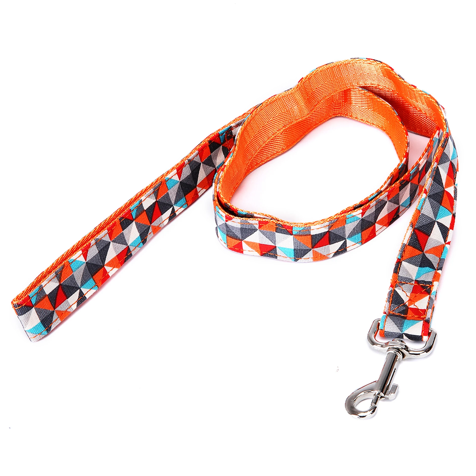Title 3, Multicolor dog leash with pull strap, check str...