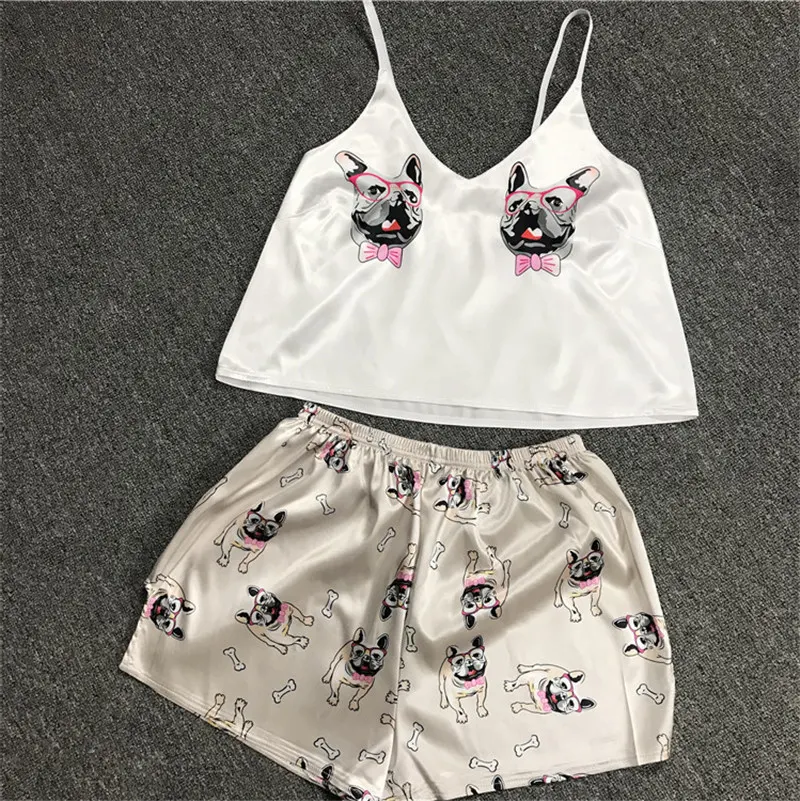 Title 14, Ice silk sling pajamas for women. Soft and cool...