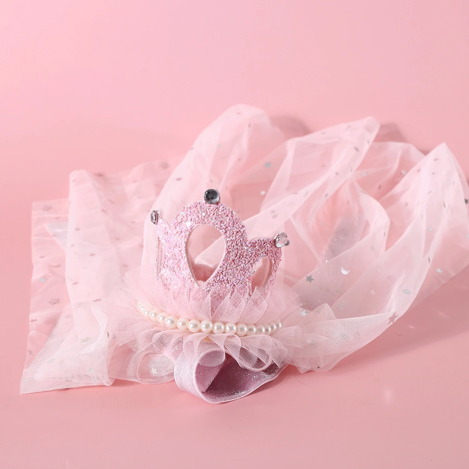 Pet Wedding Princess Crown Headdress Cat Festive Accessory Perfect for Celebrations and Photoshoots Make Your Cat a Roya — photo 12