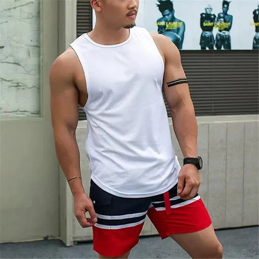 Title 3, Camiseta sin mangas deportiva para hombre de se...