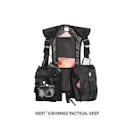 Warm multi-pocket baby tactical vest designed for outdoor activities. Provides warmth and storage with its functional de — photo 4
