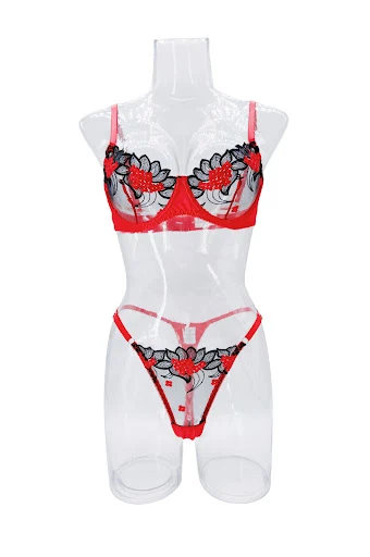 Title 8, Valentines Day Multi-color Hot Mesh Embroidery...