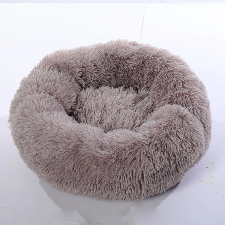Small Dogs Round Plush Cat Litter Kennel Pet Nest Mat Puppy Beds – Soft, Cozy, and Comfortable for Small Pets' Sleeping — photo 13