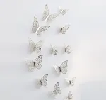 Hollow Butterfly C Silver