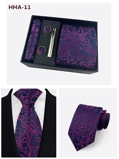 Title 1, Mens Paisley Tie, Pocket Square, Cufflinks and...